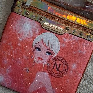 NWT Nicole Lee Erika Print Crossbody Purse